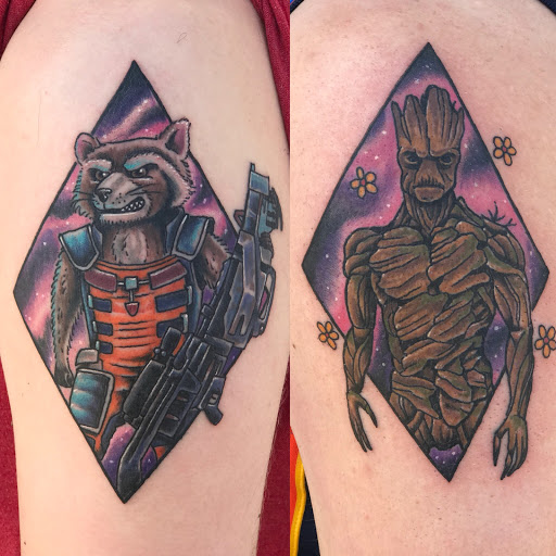 Explore small lion tattoo ideas, creative tattoo ideas in Oklahoma City, available at Black Magic Tattoo