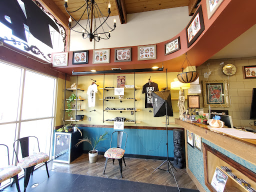 Explore cycle tattoo ideas, creative tattoo ideas in Albuquerque, available at Iron Anchor Tattoo Parlour