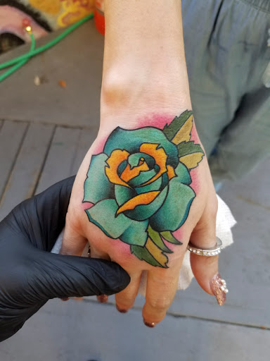 Explore choker tattoo ideas, creative tattoo ideas in Deerfield Beach, available at Black Rose Tattoo Studio