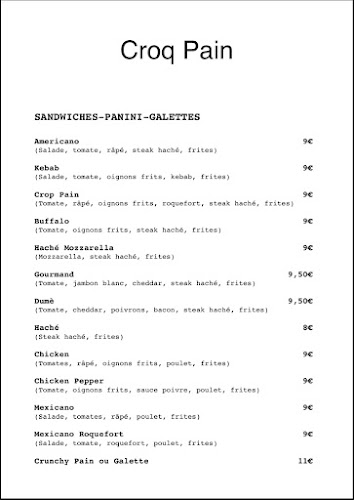 Croq Pain, "Chez les 4 M" - Restaurant