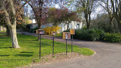 Boîte à livres du parc Sainte-Chrétienne à Metz