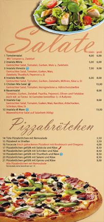 Carte du Pizza CAP à Sundern