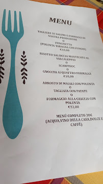 Menu du Bar Trattoria Nonno Fifi à Reggetto