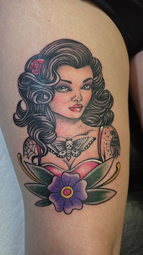 Explore artillery tattoo ideas, creative tattoo ideas in Lawrenceburg, available at Yellow Rose Tattoo