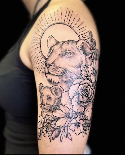 Explore simple outline tattoo ideas, creative tattoo ideas in Osage Beach, available at Lake Ozark Tattoo and Hair Studio