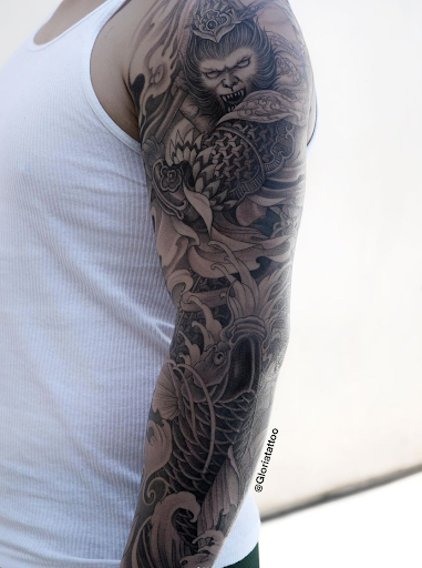 Explore marriage ring tattoo ideas, creative tattoo ideas in Los Angeles, available at Hailin Tattoo Studio