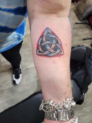 Explore harley tattoo ideas, creative tattoo ideas in Albany, available at The Curly Wolf Tattoo Club