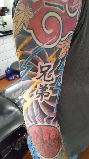 Explore nautical compass tattoo ideas, creative tattoo ideas in Hilo, available at Pacific Island Ink