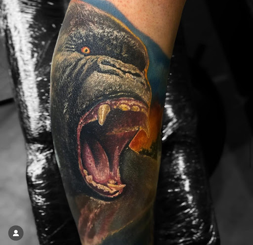 Explore floral tattoo sleeve ideas, creative tattoo ideas in Fort Wayne, available at Grade A Tattoos and Body Piercing