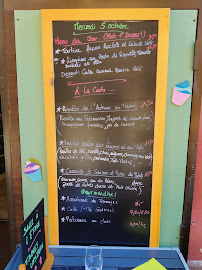 Menu / carte de Virevol'Thés & Gourmandises à Colmar