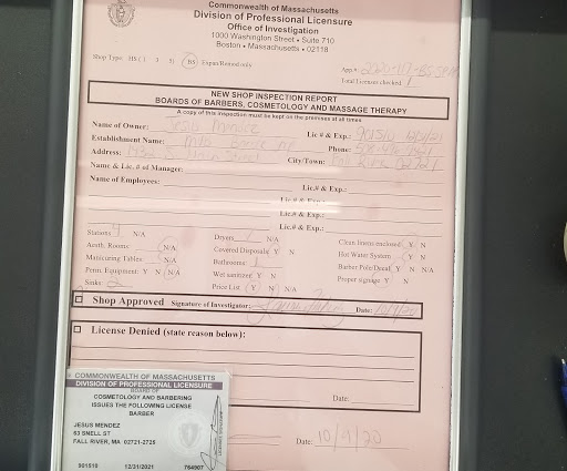 Barber Shop «MVB Barbershop», reviews and photos, 783 Globe St, Fall River, MA 02724, USA