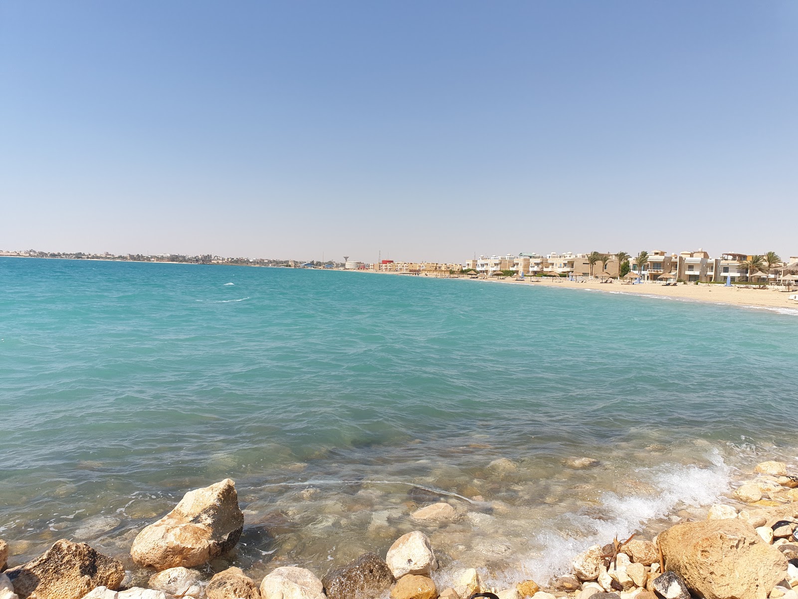 Photo of Pearl Sidr Beach and the settlement