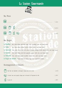 Menu / carte de La Station Gourmande - Le Foodtruck à Pau