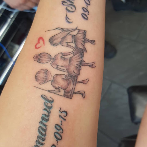 Explore full neck tattoo ideas for men, creative tattoo ideas in Brentwood, available at Ink Addiction