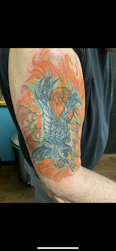 Explore smoky mountain tattoo ideas, creative tattoo ideas in Greenville, available at Deep Liquid Ink