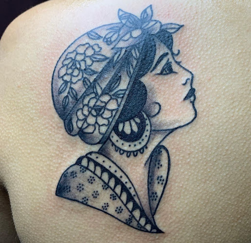Explore lat long tattoo ideas, creative tattoo ideas in Marietta, available at The Queen Bee Tattoo and Piercing Parlour