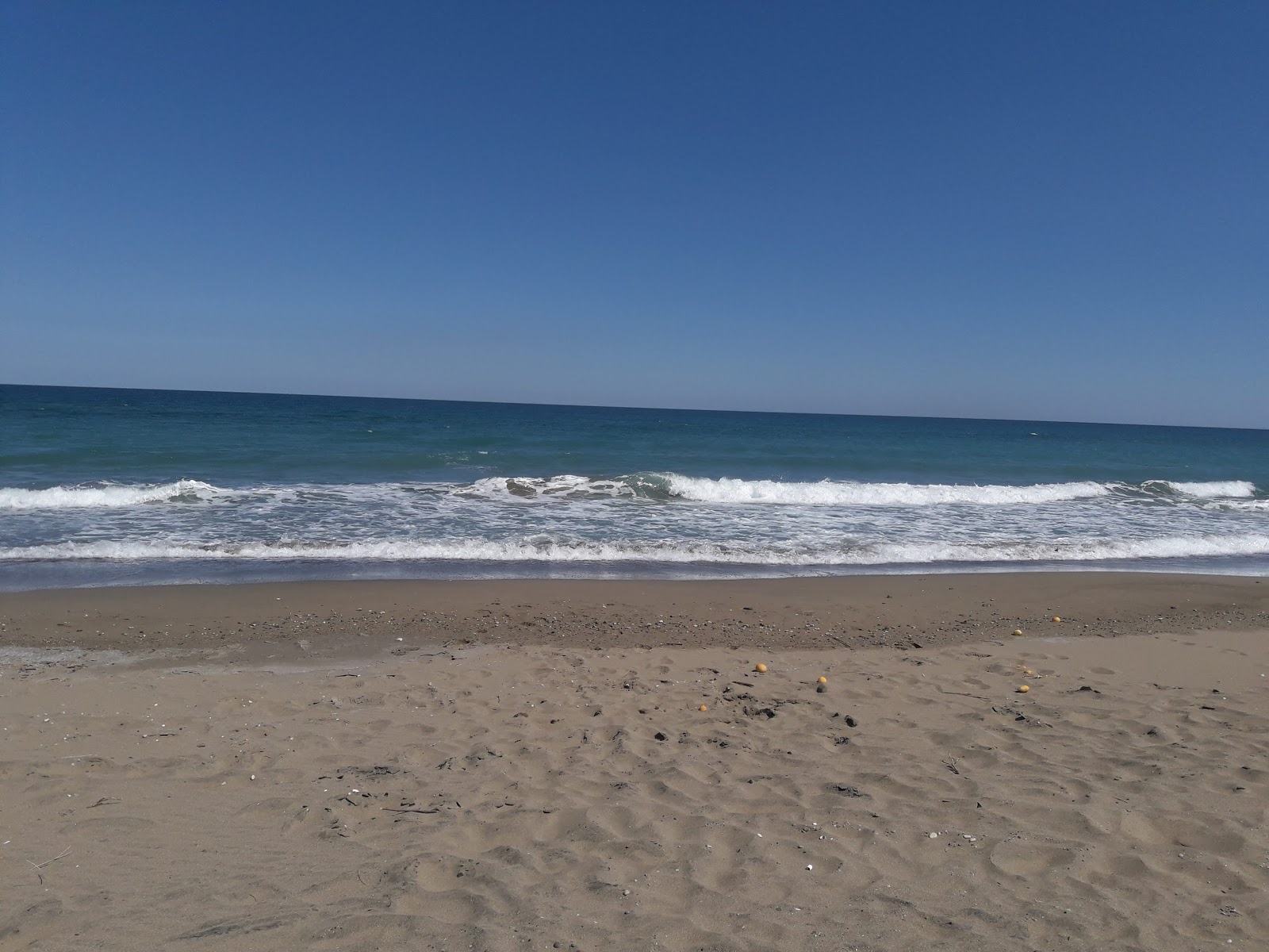 Photo of Altinkum beach with turquoise pure water surface