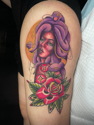 Explore tropical tattoo ideas, creative tattoo ideas in Duluth, available at Stronghold Tattoo Studio (Walk-ins welcome)