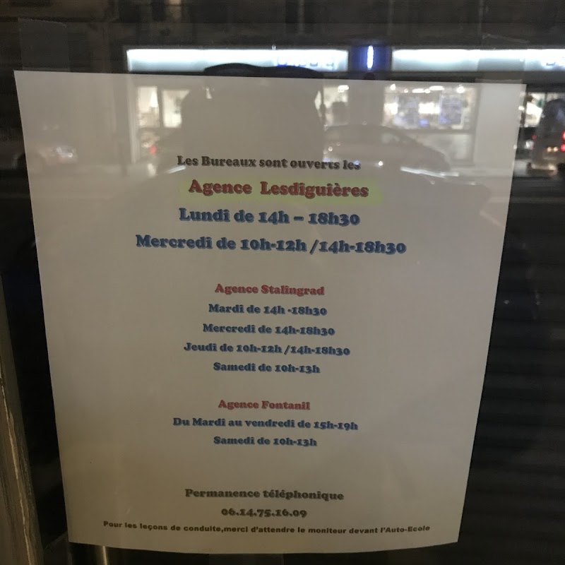 Auto-école Lesdiguières