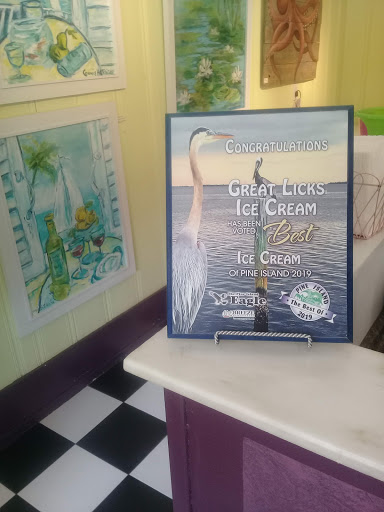 Ice Cream Shop «Great Licks Ice Cream Shop», reviews and photos, 4643 Pine Island Rd, Matlacha, FL 33993, USA