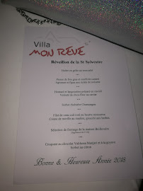 Restaurant gastronomique Restaurant Villa mon Rêve à Basse-Goulaine (la carte)