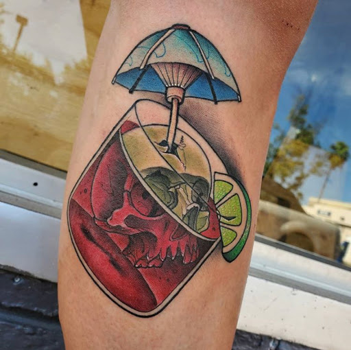 Explore mens family sleeve tattoo ideas, creative tattoo ideas in Hollywood, available at Sacred Eye Tattoos