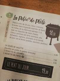 Au Char à Bancs, Ferme Auberge Crêperie à Plélo 22170 en Bretagne à Plélo menu