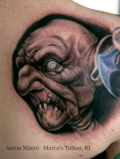 Explore chest to shoulder tattoo ideas, creative tattoo ideas in Wakefield, available at Marcos Tattoo