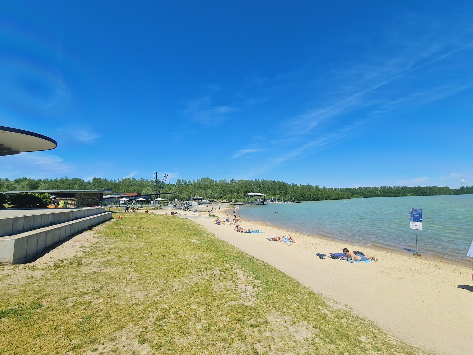 Foto de Blausteinsee Beach com areia bege superfície