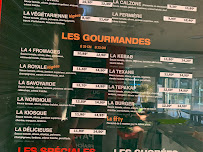 Carte du Le Kiosque à Pizzas SAINT APOLLINAIRE à Saint-Apollinaire