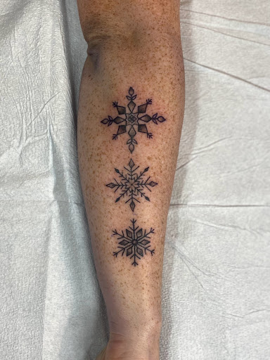 Explore colourful tattoo ideas, creative tattoo ideas in Hailey, available at Mountain Rose Tattoo Studio