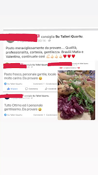 Restaurant spécialisé dans les petites portions à partager Su Talleri Quartu S.E. à Quartu Sant'Elena (la carte)