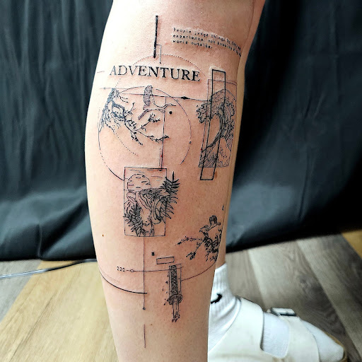 Explore foot tattoo ideas for females, creative tattoo ideas in Dickinson, available at The Empty Canvas Tattoo