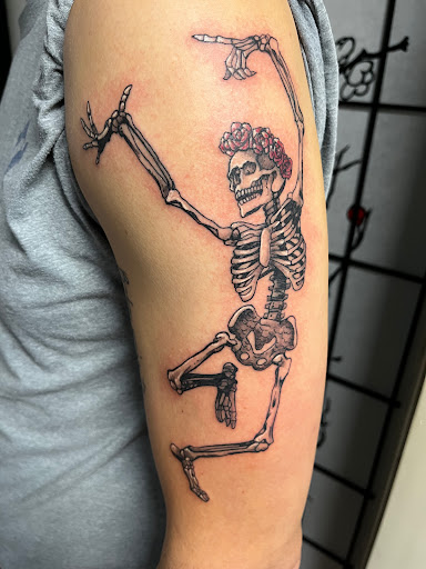 Explore virgin mary tattoo ideas, creative tattoo ideas in High Point, available at 21 Aces Tattoo Co.