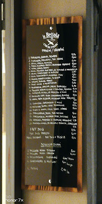 Pizzeria Biffi Udine à Udine (le menu)