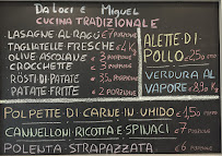 Menu du Da Loci & Miguel à Bolzano