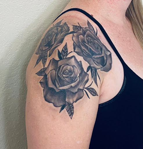 Explore name tattoos ideas and designs, creative tattoo ideas in Valrico, available at Blackline Tattoo Company