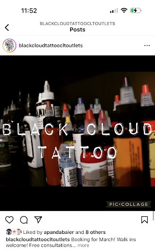 Explore deer tattoo ideas, creative tattoo ideas in Charlotte, available at Black Cloud Tattoo and Piercing