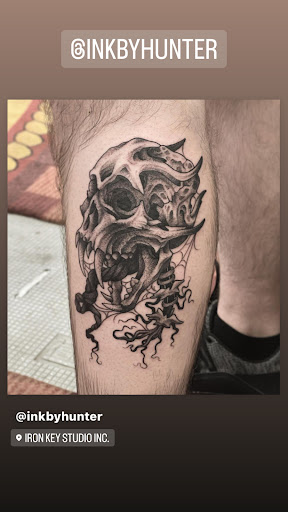 Explore womens chest tattoo ideas, creative tattoo ideas in Peoria, available at Iron Key Tattoo Studio Inc.