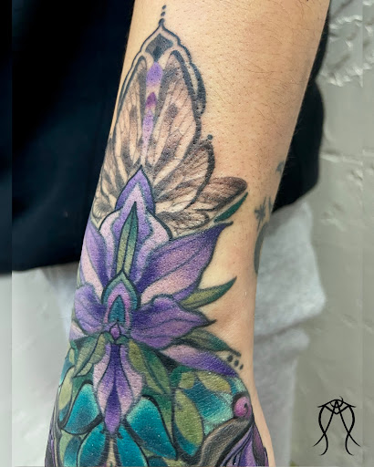 Explore gay couple tattoo ideas, creative tattoo ideas in Scipio Center, available at Ace of Wands Private Tattoo & Tarot Studio . Appointment Only