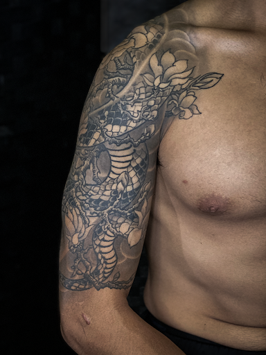 Explore vegas tattoo ideas, creative tattoo ideas in Brooklyn, available at Nine Dragons Tattoo
