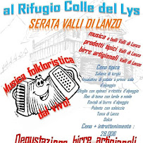 Rifugio Colle del Lys (001313-RIE-00001) à Viù menu