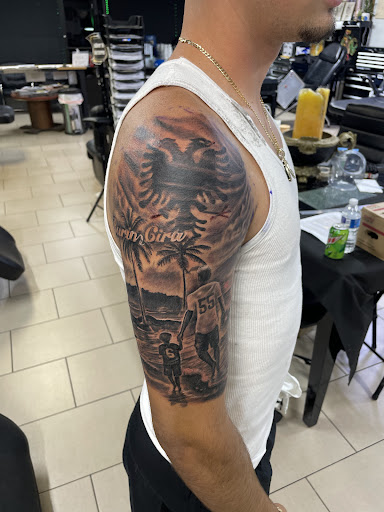 Explore peck tattoo ideas, creative tattoo ideas in Sarasota, available at SEVEN SINS Tattoo Studio