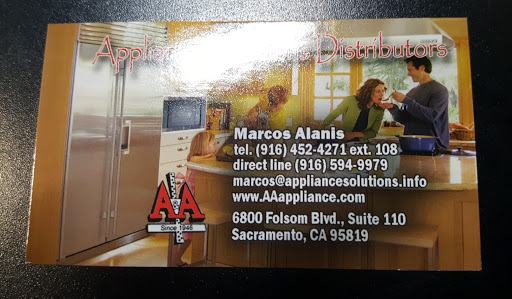 Appliance Store «A&A Appliance Solutions», reviews and photos, 6800 Folsom Blvd #110, Sacramento, CA 95819, USA