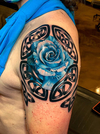 Explore storm tattoo ideas, creative tattoo ideas in Senoia, available at Messenger Tattoo Studio