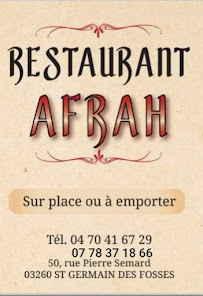 Photos du propriétaire du Restaurant AFRAH à Saint-Germain-des-Fossés - n°6