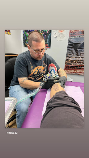 Explore pretty flower tattoo ideas, creative tattoo ideas in Whitehall, available at Grumble Bunny Tattoo Company