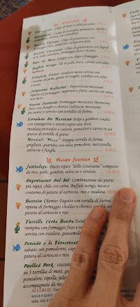 Piedra del Sol à Bologna menu