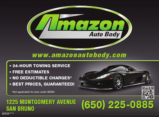 Auto Body Shop «Amazon Auto Body Shop and Collision Center», reviews and photos, 1255 Montgomery Ave, San Bruno, CA 94066, USA