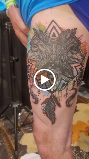 Explore cute thigh tattoo ideas, creative tattoo ideas in Hillsboro, available at Reflections Art Gallery and Studio